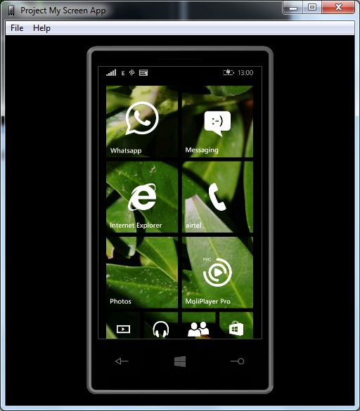 main theme of window phone